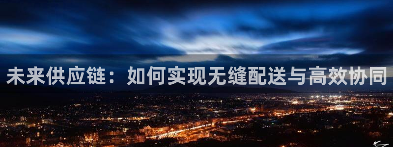 狗子28官网下载谁有：未来供应链：如何实现无缝配送与高效协同